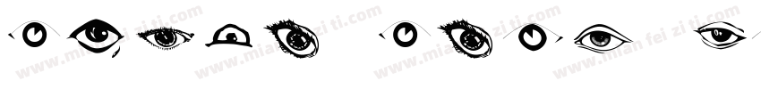 Ebony Eyes Personal字体转换